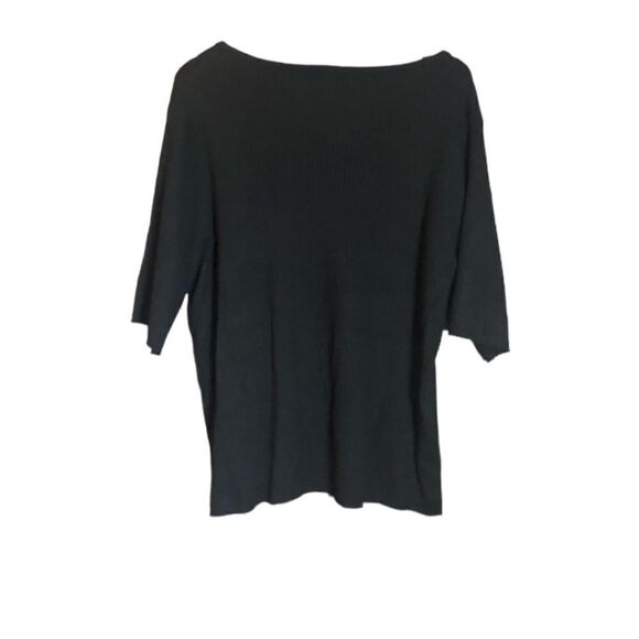 NWT! Evie silk blend black knitted top.‎ - Picture 7 of 11
